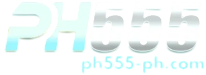 PH555 casino login official logo in red and gold